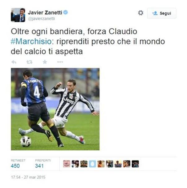 &#39;&#39;Oltre ogni bandiera&#39;&#39;  il messaggio di Javier Zanetti